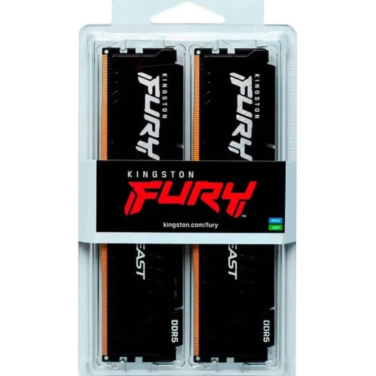Memoria DDR5 Kingston Fury Beast 64GB 2x32GB 6000MHz CL30 EXPO-XMP