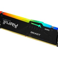 Memoria DDR5 Kingston Fury Beast RGB 16GB 2x8GB 5600MHz CL40 XMP