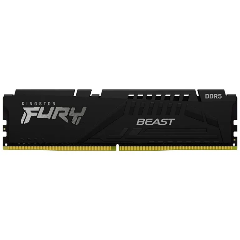 Memoria DDR5 Kingston Fury Beast 32GB 1x32GB 5200MHz CL40 Negro