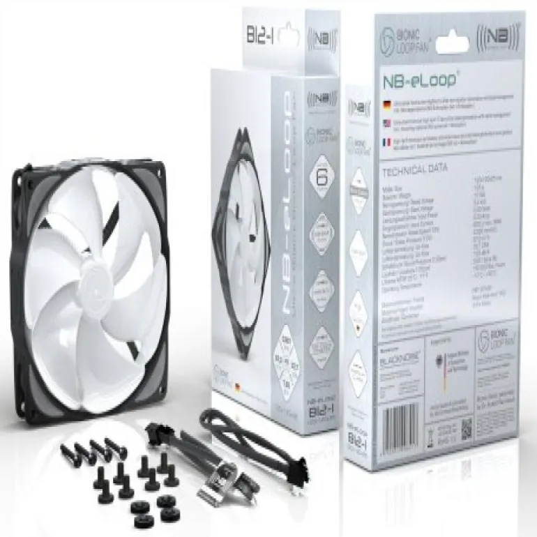 Noiseblocker eLoop B12-P PWM - Ventilador 12 cm