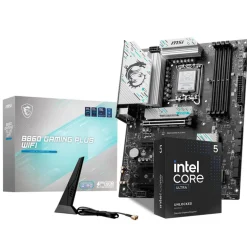 Pack  MSI B860 GAMING PLUS WIFI + Intel Core Ultra 5 245KF 5.2GHz Boxed