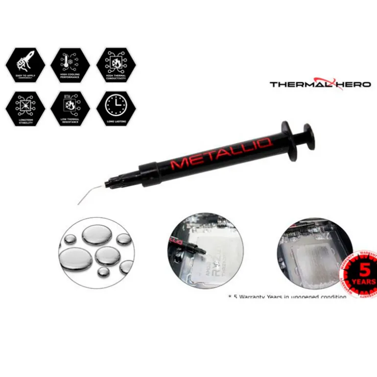 Pasta Térmica ThermalHero MettaliQ 1g Negro