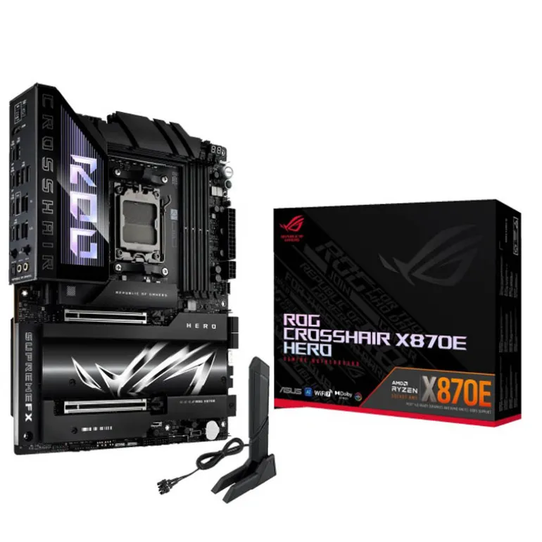 Placa Base Asus ROG CrossHair X870E Hero WIFI Socket AM5