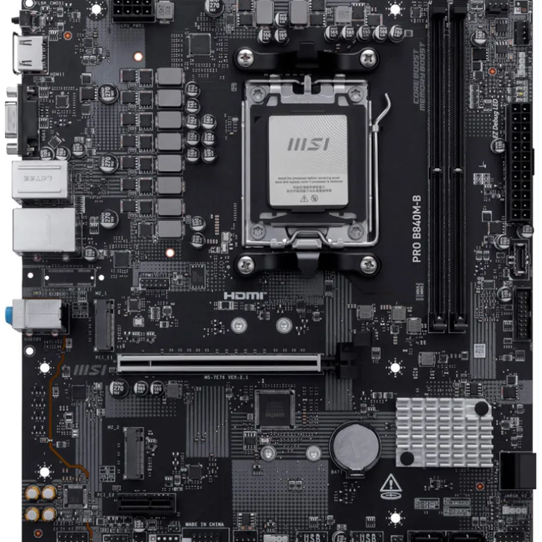 Placa Base MSI PRO B840M-B Socket AM5