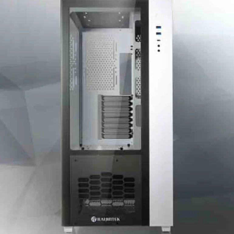 Raijintek Paean Premium White Cristal Templado - Caja/Torre