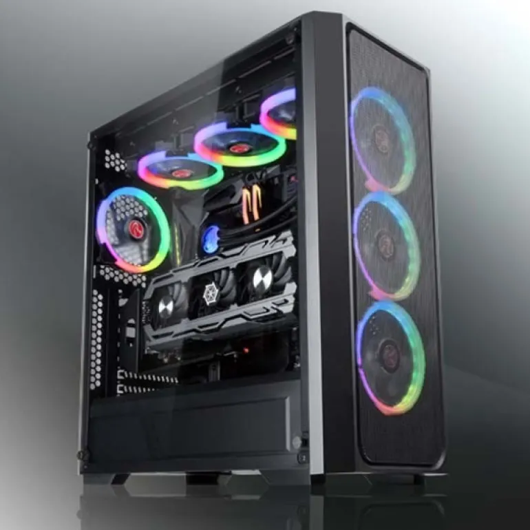Raijintek Ponos MS Cristal Templado - Caja/Torre
