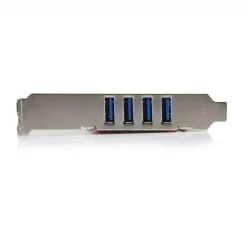 Tarjeta Adaptador Startech PCI USB 3.0 4 Puertos LP4 SATA