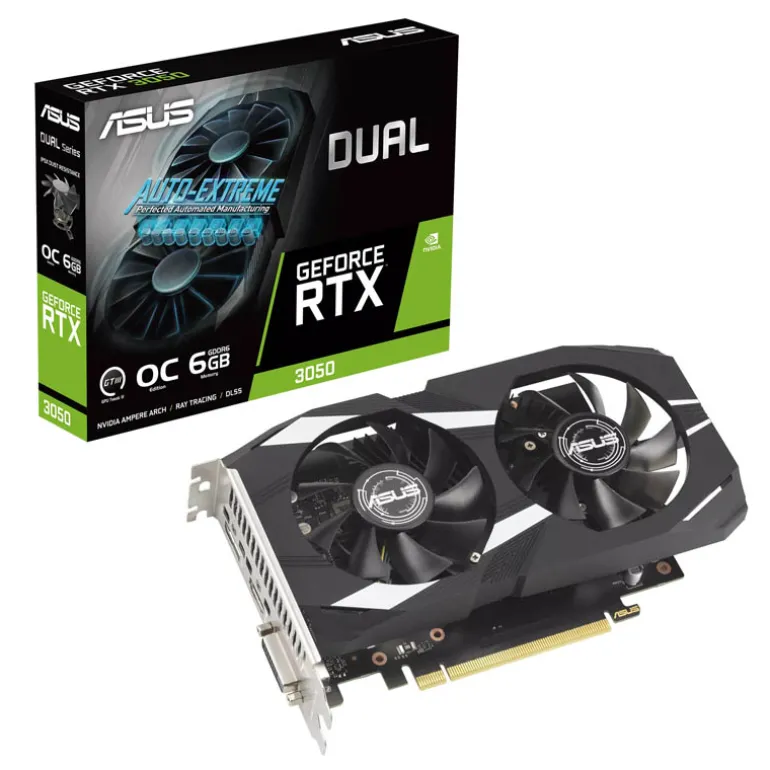 Tarjeta Gráfica Asus Dual GeForce RTX 3050 OC 6GB GDDR6