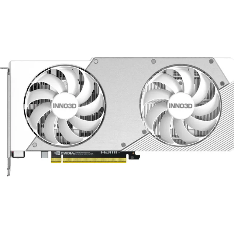 Tarjeta Gráfica INNO3D GeForce RTX 5060 TWIN X2 OC White 8GB GDDR7 DLSS4