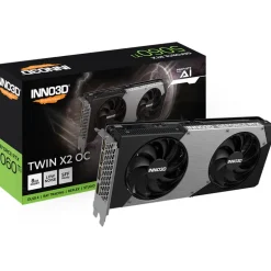 Tarjeta Gráfica INNO3D GeForce RTX 5060 Ti TWIN X2 OC 8GB GDDR7 DLSS4