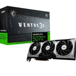 Tarjeta Gráfica MSI GeForce RTX 5070 Ti VENTUS 3X OC 16GB GDDR7 DLSS4