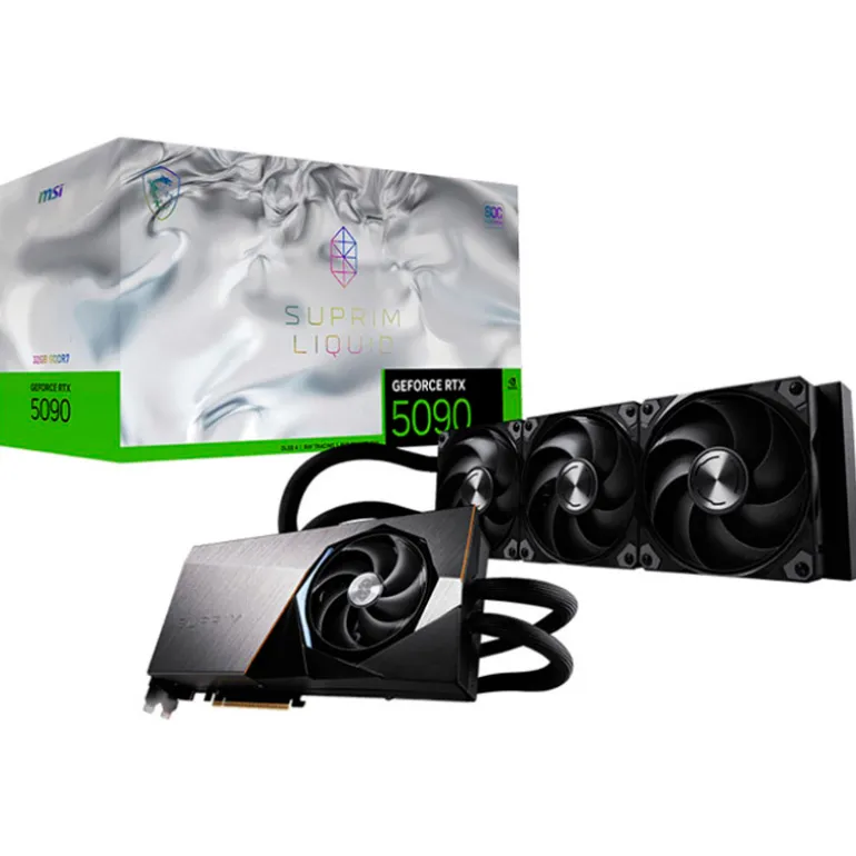 Tarjeta Gráfica MSI GeForce RTX 5090 SUPRIM LIQUID SOC 32GB GDDR7 DLSS4