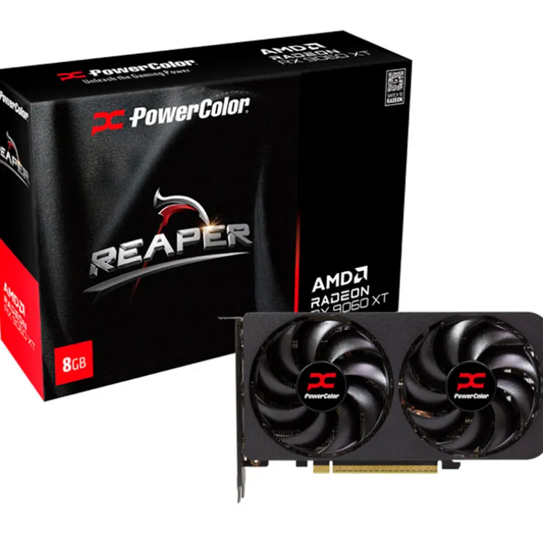 Tarjeta Gráfica Powercolor Reaper AMD Radeon RX 9060 XT 8GB GDDR6