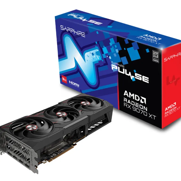 Tarjeta Gráfica Sapphire Pulse AMD Radeon RX 9070 XT 16GB GDDR6