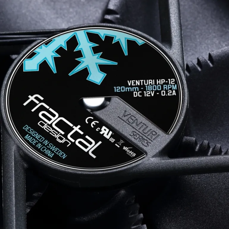 Ventilador Fractal Design Venturi HP-12 PWM Negro