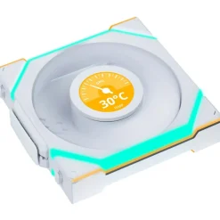 Ventilador Lian Li Uni Fan SL LCD ARGB 120mm Wireless Blanco