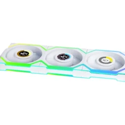 Ventilador Lian Li Uni Fan SL LCD ARGB 120mm Triple Pack Wireless Blanco