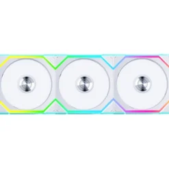 Ventilador Lian Li Uni Fan SL120 Wireless ARGB Reverse Blade 120mm Triple Pack Blanco