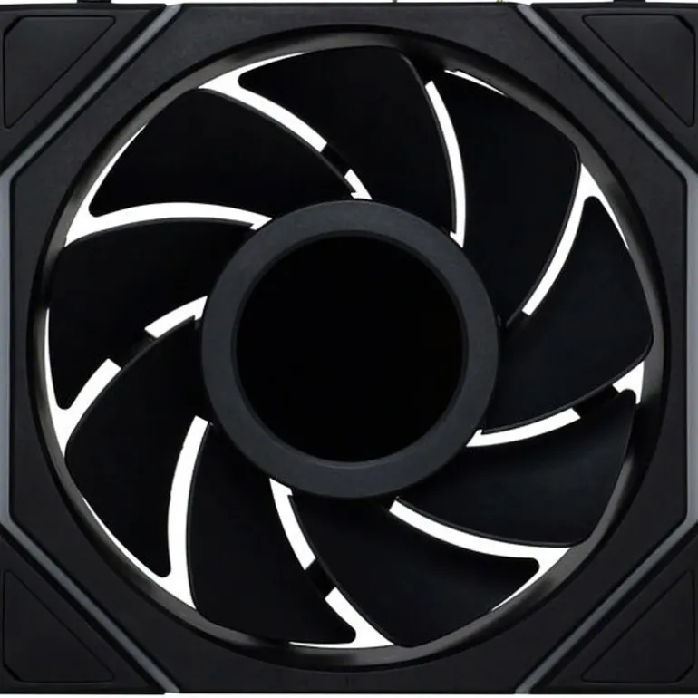 Ventilador Lian Li Uni Fan TL120 Wireless LCD ARGB Reverse Blade 120mm Negro