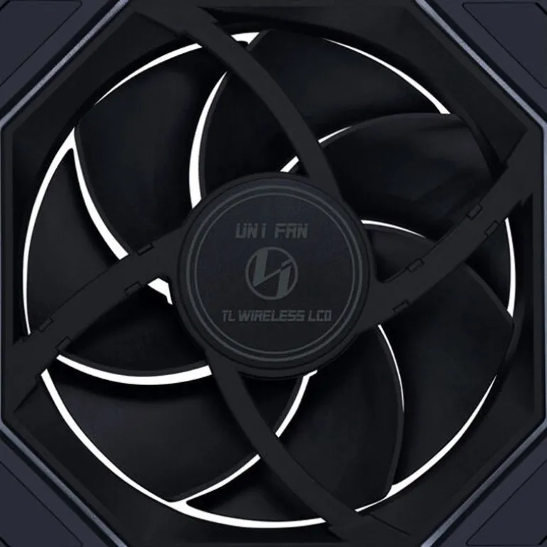 Ventilador Lian Li Uni Fan TL140 Wireless LCD ARGB 140mm Negro